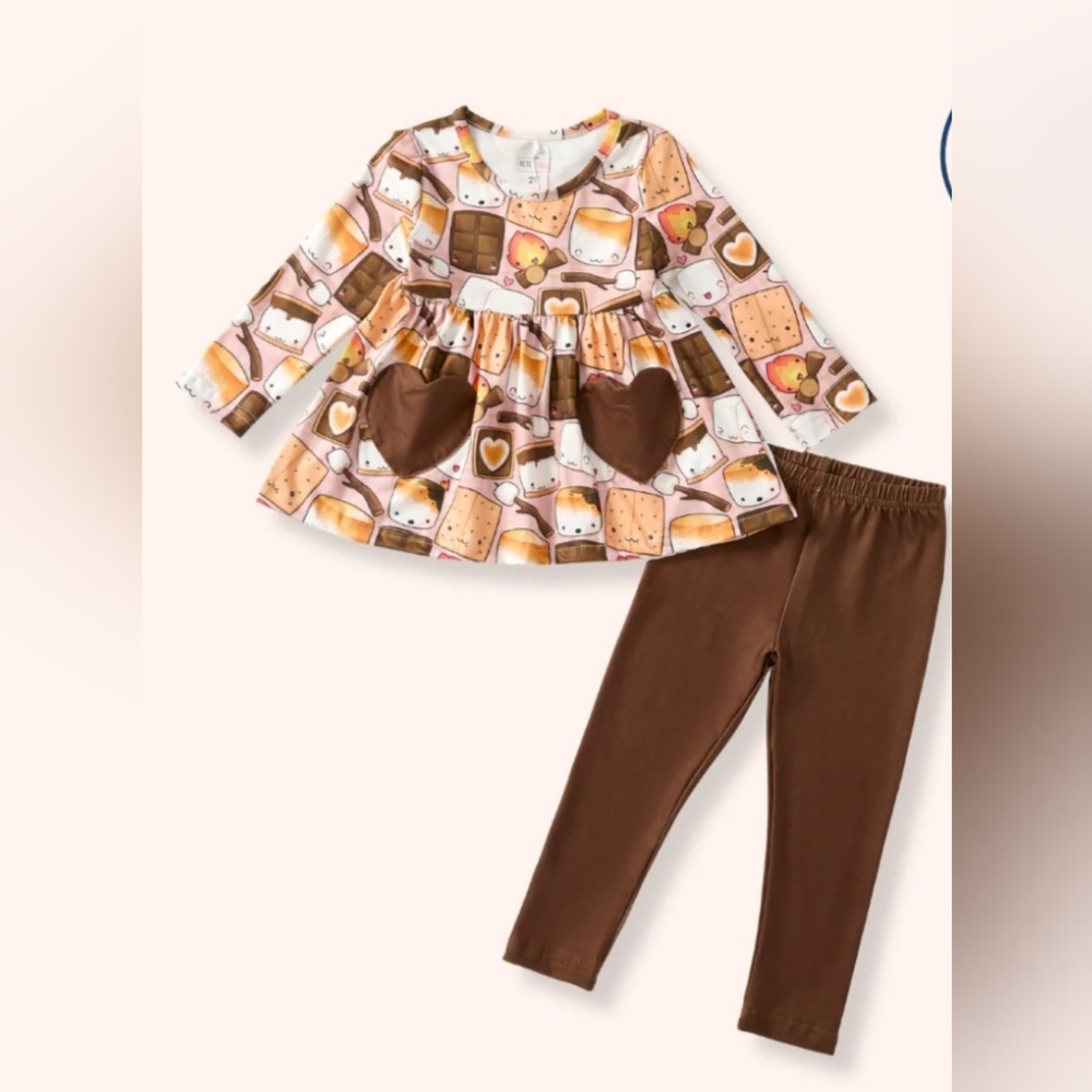 Cute Brown and Cream Smores Galores Ourfit